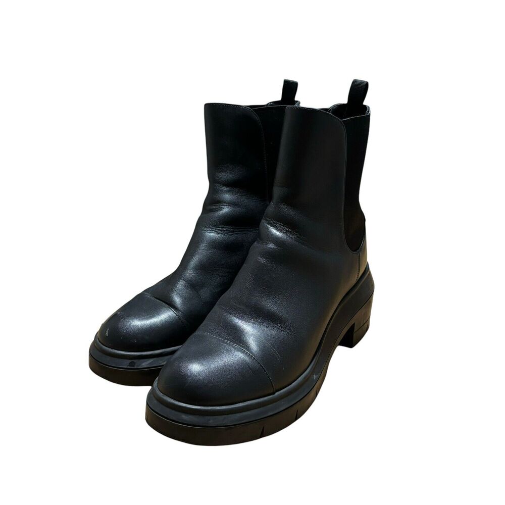 Stuart Weitzman Black Heeled Boots